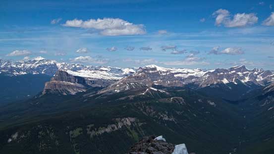 The Castle Mountain massive