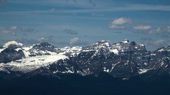 Deltaform Mountain and the "Ten Peaks"
