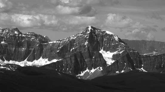 Storm Mountain looks pretty impressive from this side