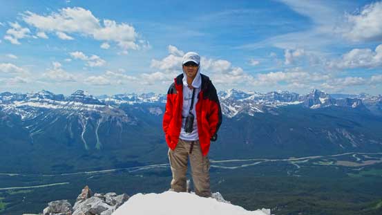 Me on the summit of Mt. Ishbel