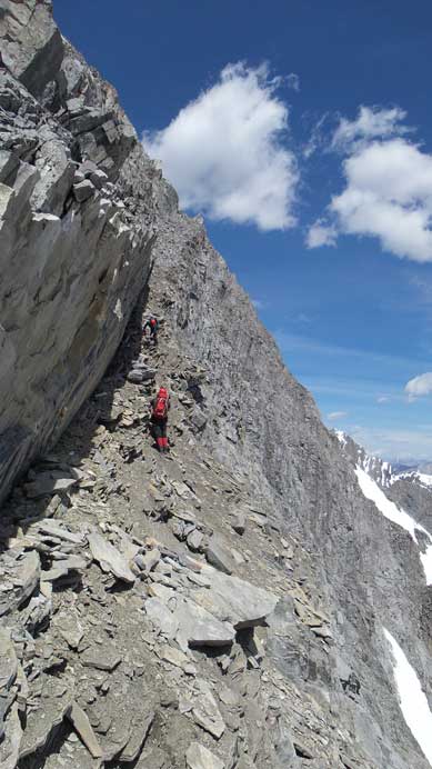 Brandon and Josh on the ledge