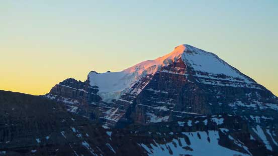 Alpenglow on Mt. Temple