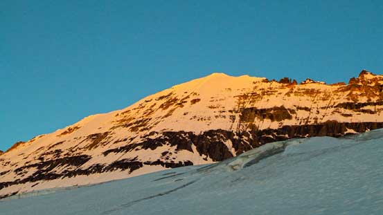 Alpenglow on Mt. Victoria