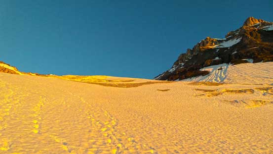 Easy travel on Victoria Glacier