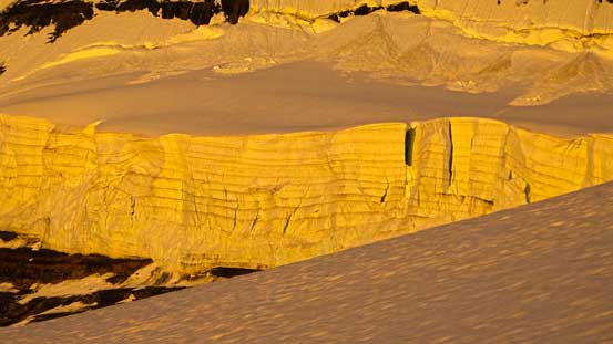 Impressive seracs on Victoria