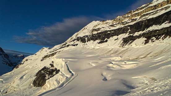 Another shot of Mt. Victoria's east face and glacier