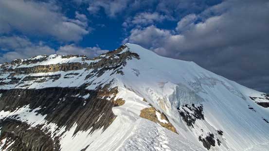 Cresting the ridge, looking ahead