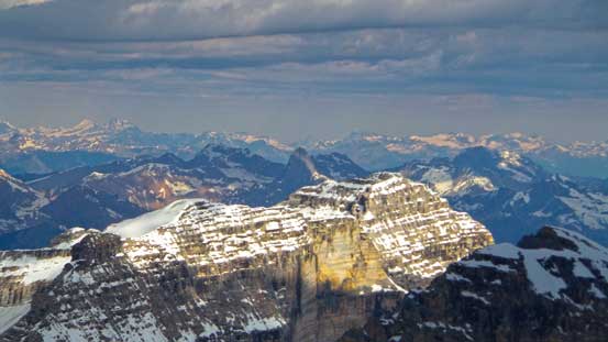 Sunshine shone on Mt. Stephen, one of the bigger Kane scrambles that I haven't done yet