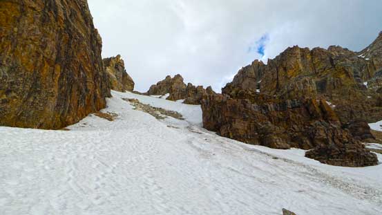 This slope is very foreshortened