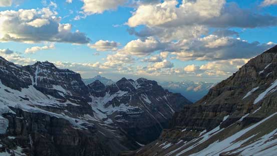 We were at roughly the same height as Whyte and Niblock.