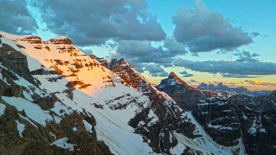 Evening glow on Glacier Peak
