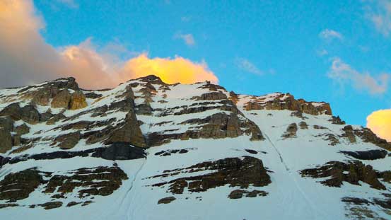 One last view of our objective before sleep.