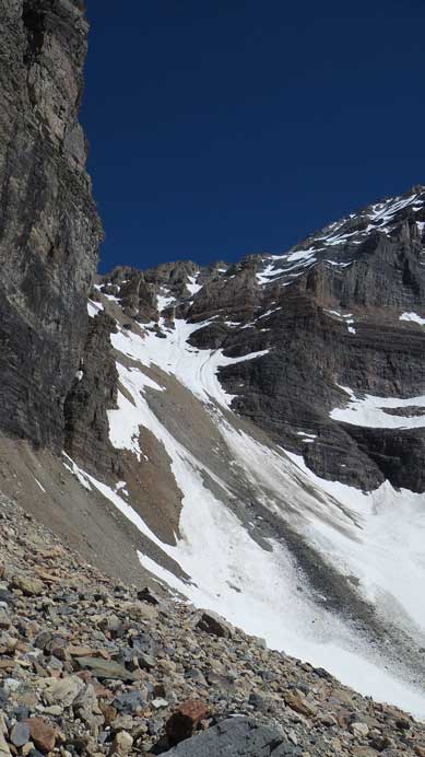 Looking back towards Abbot Pass