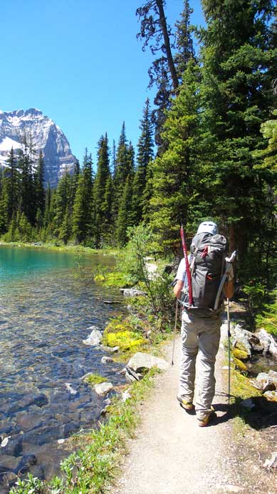 Back to Lake O'Hara. Another 11,000er down the "list"!