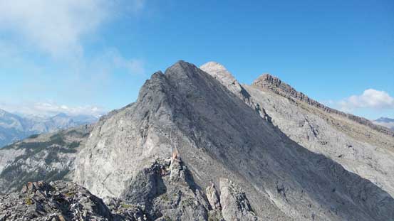 On top of Peak 1, looking ahead