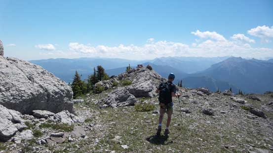 Now we were back to easy ground. We took a break here