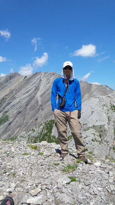 Me on the summit of Loder Peak