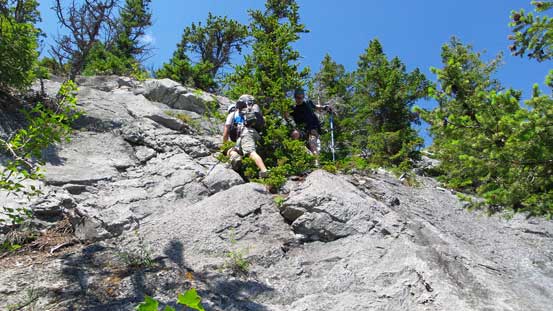 Off-route scrambling