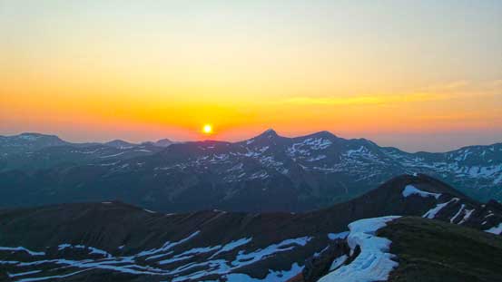 Now the orange/reddish sunrise