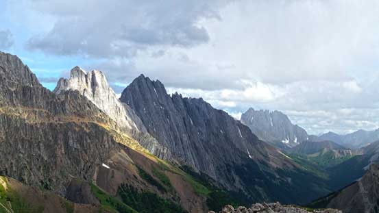 Brock, Blane and Elpoca - technical summits in the Opal Range.