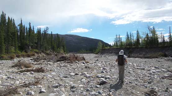 We walked too far in and had to backtrack...