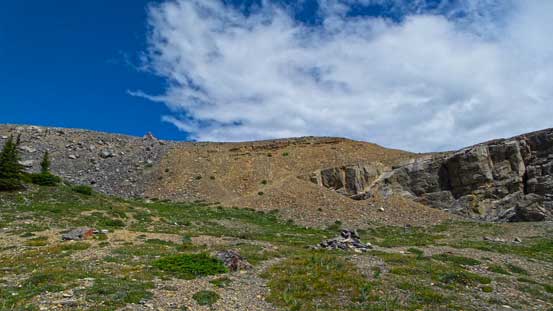 After the gully, we came to this view