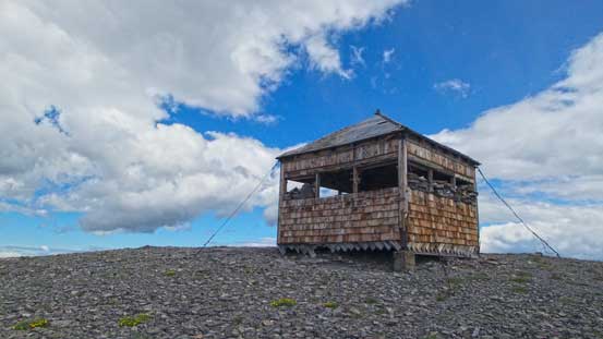The summit fire lookout