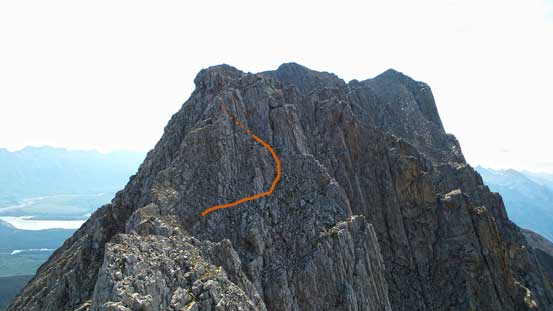 Route to bypass the second obstacle