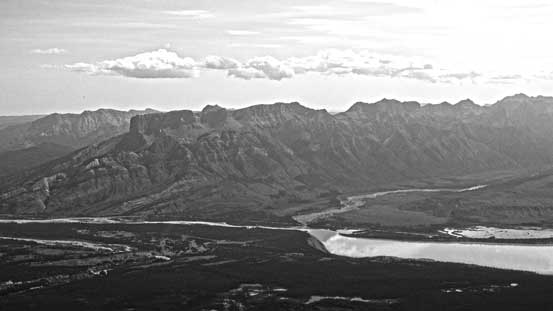 Roche Miette and part of Miette Range