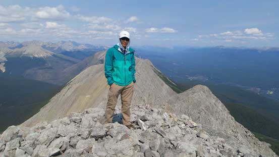 Me on the summit of Roche De Smet