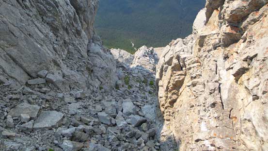 This is the gully I used to bypass the second obstacle