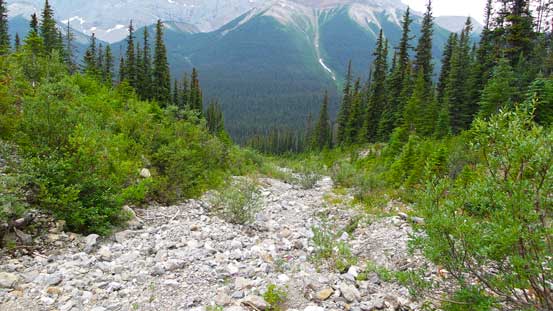 Then I followed this drainage