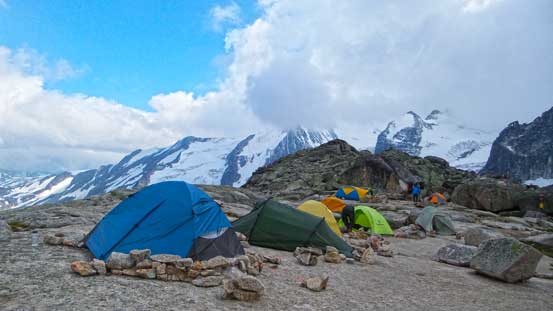 At Applebee Dome camp