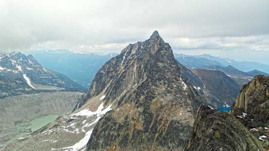Directly behind us was the south ridge of Brenta Spire, another one I want to do.