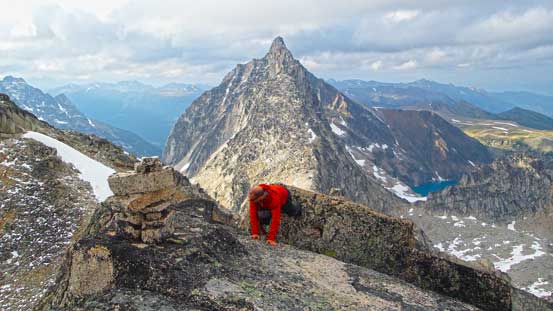 Interesting move to get on the summit. 