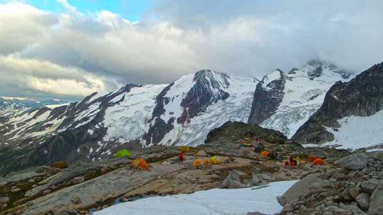 Back to Applebee Dome camp