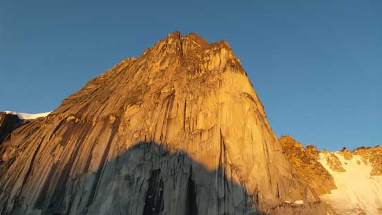 The N. Face of Snowpatch Spire. There's some big wall projects on this face!