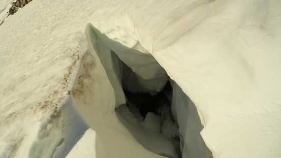 It's that man-eating bergschrund