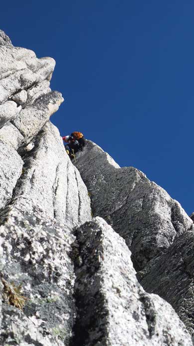 Higher up on the second pitch