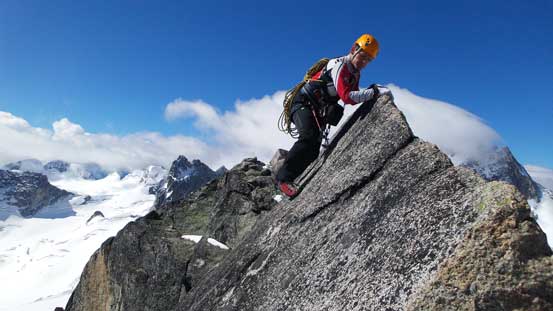 So we had to trust friction on the East side. Man, this move was darn exposed...