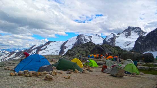 Back to Applebee Dome base camp