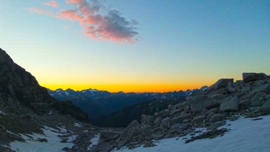 Morning colour over the horizon
