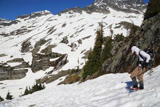 Typical terrain at Hermit Meadows. Pretty confusing. Photo by Ben N