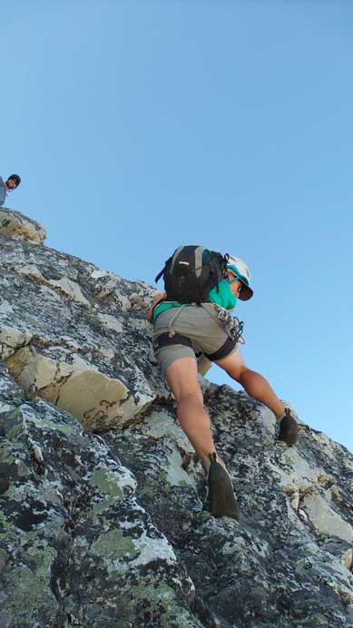 One of the groups behind passed us on this section. 