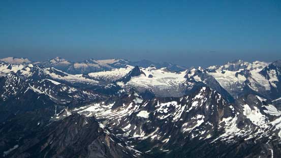 Fang Rock and the icefield