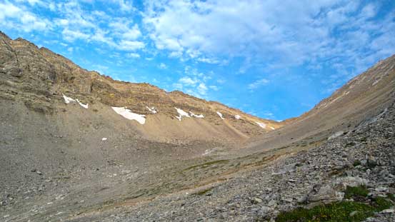 A view of this hanging valley