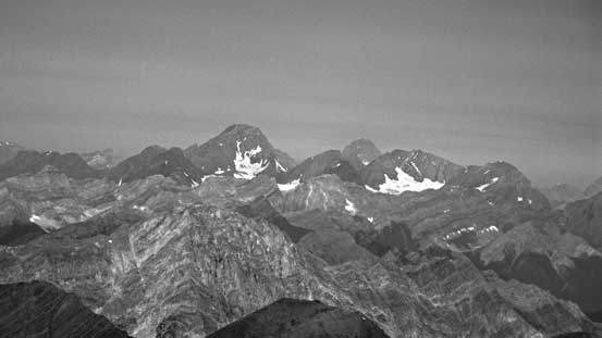 Mt. Sir Douglas and Mt. Assiniboine (behind)