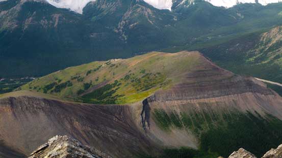 The bump of Mt. Lipsett