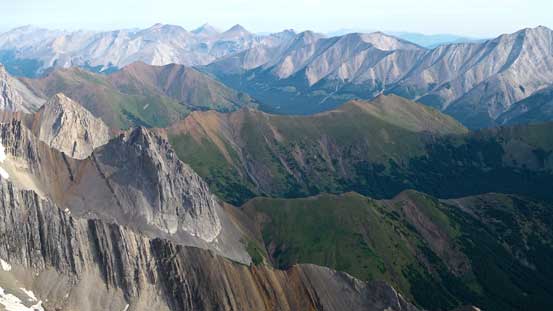 I like the greenish colours on these hills