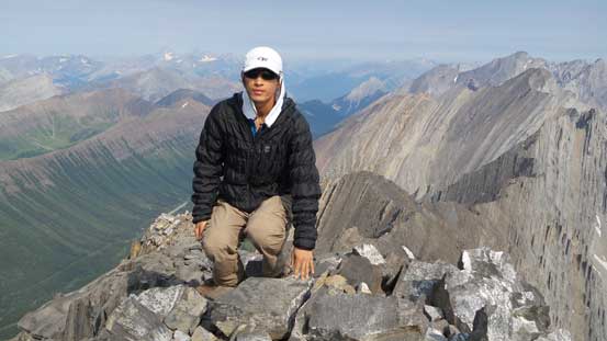 Me on the summit of Mist Mountain
